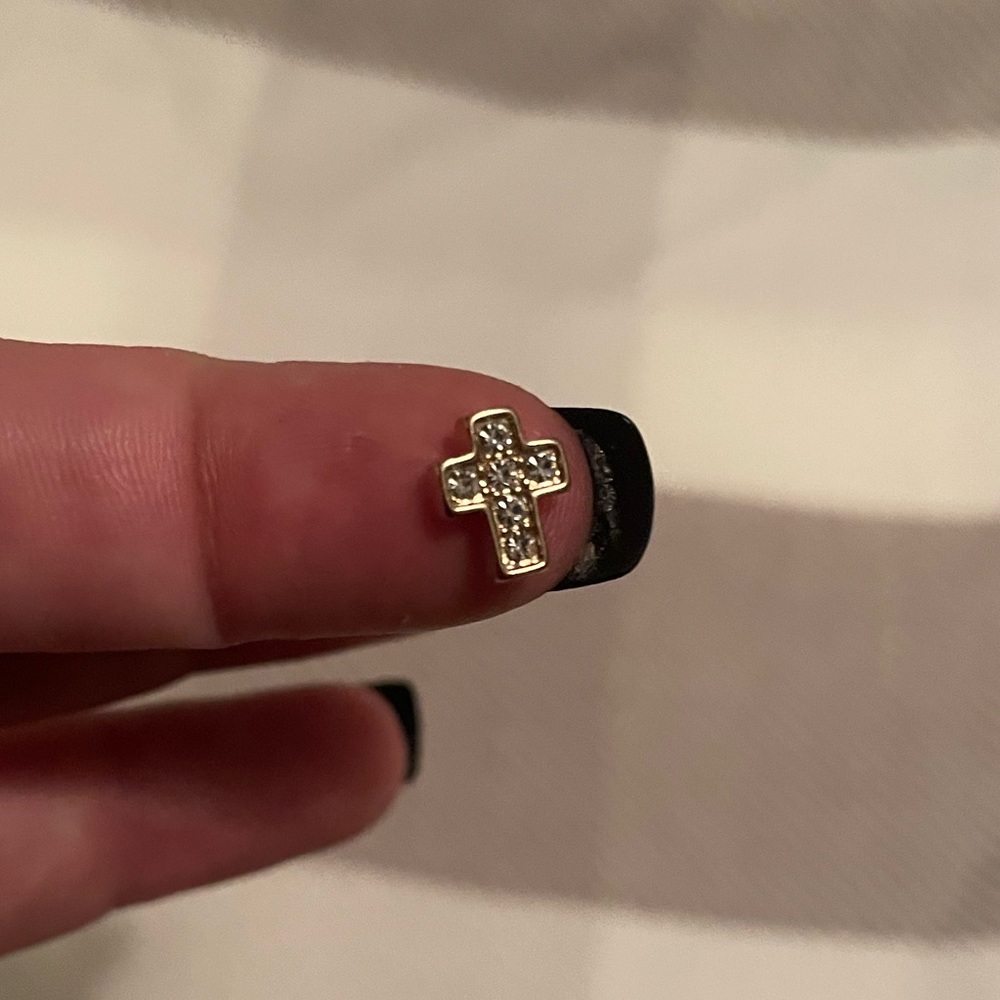 Origami owl living locket cross charm